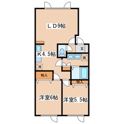 ペットハウス寿の物件間取画像